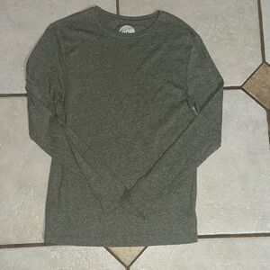 C&C California gray/green, washed style Long Sleeve Tee